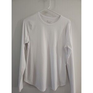 White No Boindries Long Sleeve Shirt